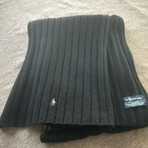 Men’s classic cable wool scarf